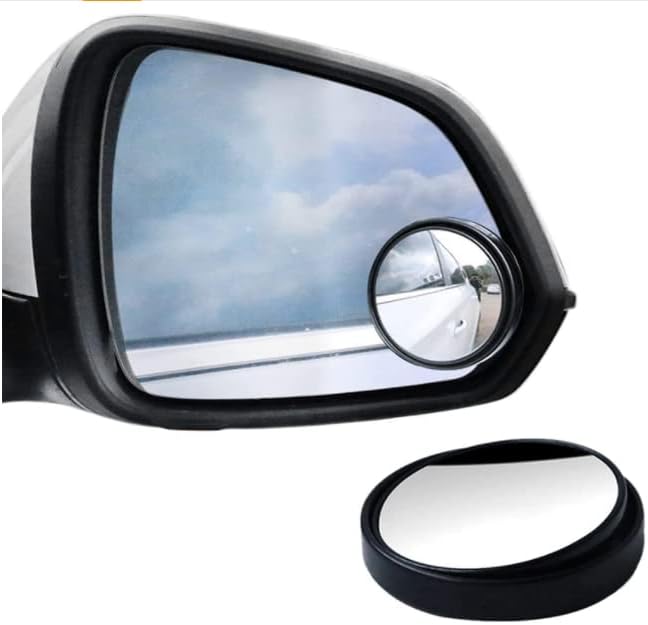 Blind Spot Mirrors For Cars, 360°Rotatable Sway Adjustable Waterproof Convex Rear View Mirror for Cars