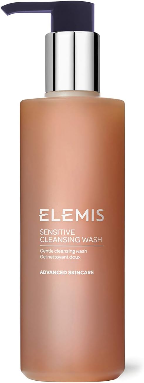 ELEMIS Sensitive Cleansing Facial Wash, Gentle Face Cleanser to Purify, Soothe and Calm, Refreshing Gel Facial Cleanser for Sensitive, Dry Skin for a Healthy Complexion, 200ml