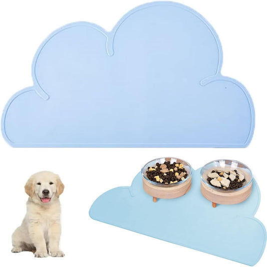 Food Mat,Silicone Pet Food Mat,Non-Slip Cat and Dog Food Mat, Pet Feeding Mat， Waterproof Cat and Dog Mat, Pet Supplies