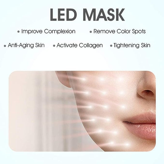 Hangsun Light Therapy Acne Treatment LED Mask FT350 Facial Therapy Unlimited Sessions for Acne Face Skin Treatment - Individually Lights of Red/Blue/Orange