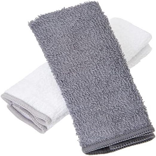 ELEMIS Luxury Cleansing Cloth Duo, Soft Pure Cotton Facial Cloths, Ideal For Removing Cleansers, Exfoliators and Masks, Gently Cleanses and Opens Pores, 2 Count ( Pack of 1)