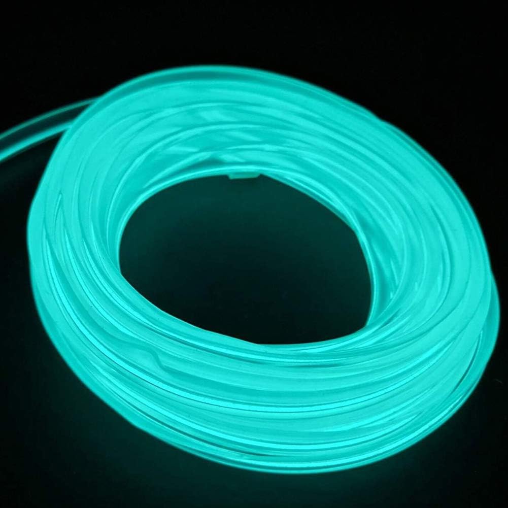 Car lights, El Car Interior Trim Light Strip DC 12V Flexible Lights for Car Decor(3m/9ft, Ice blue)