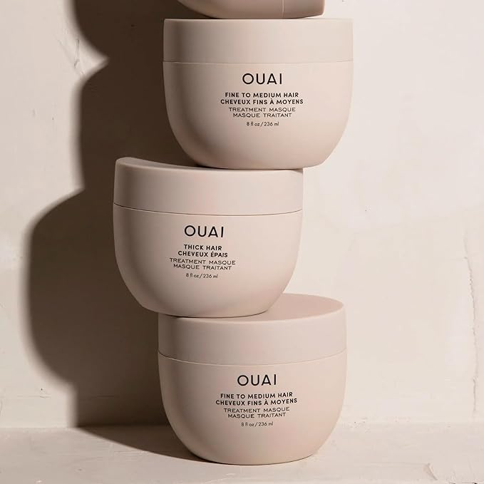 OUAI Treatment Masque, Thick Hair. Repair and Restore Hair with the Deeply Moisturizing Hair Masque. Leave Hair Feeling Soft, Smooth and Strong. Free from Parabens and Phthalates