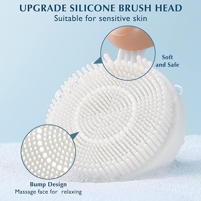 Facial Spin Brush Face Cleansing: 7 in 1 Electric Exfoliator Spinning Cleanser Device Waterproof Gentle Exfoliating, Deep face Scrubbing Skin Care for Women Men Teenage Girls Gifts Set