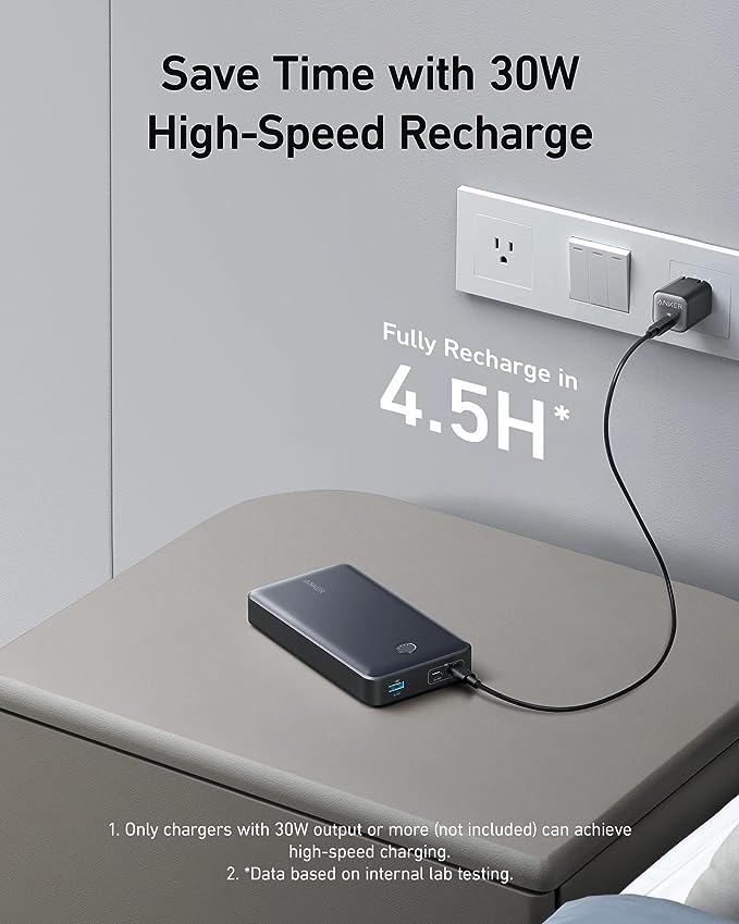 65W power bank, suitable for laptop charge