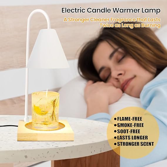 Electric Wax Melts Burners,Candle Warmer Lamp with Timer