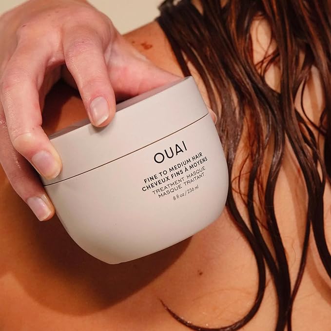 OUAI Treatment Masque, Thick Hair. Repair and Restore Hair with the Deeply Moisturizing Hair Masque. Leave Hair Feeling Soft, Smooth and Strong. Free from Parabens and Phthalates