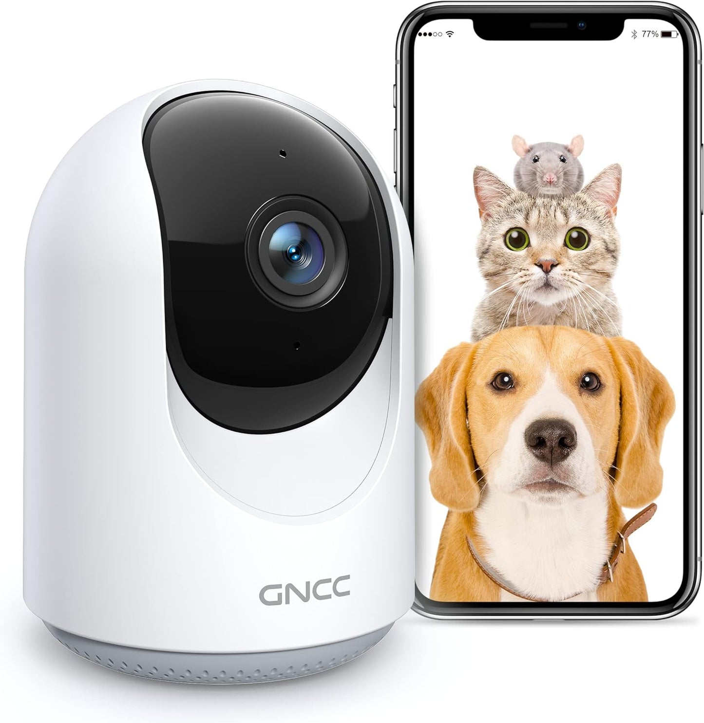 Pet Camera, Dog Camera, Pet Cameras with APP, Cat Camera 1080P, 360° Pan