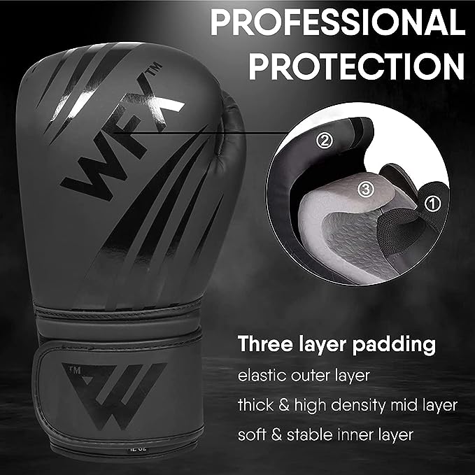 WFX Leather Boxing Gloves