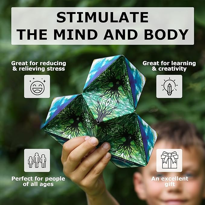 SHASHIBO Shape Shifting Box - Award-Winning, Patented Sensory Cube