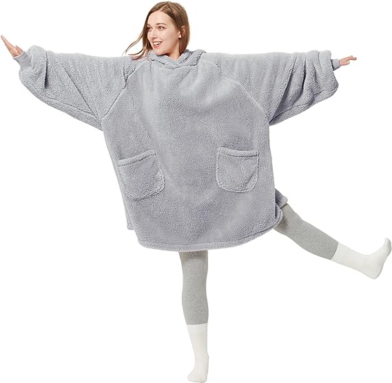 Oversized Wearable Blanket Hoodie Women