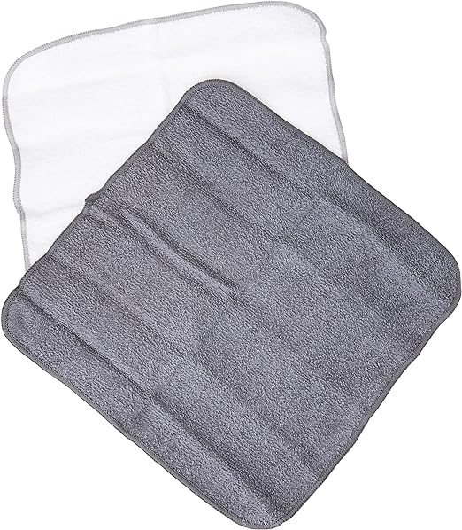 ELEMIS Luxury Cleansing Cloth Duo, Soft Pure Cotton Facial Cloths, Ideal For Removing Cleansers, Exfoliators and Masks, Gently Cleanses and Opens Pores, 2 Count ( Pack of 1)