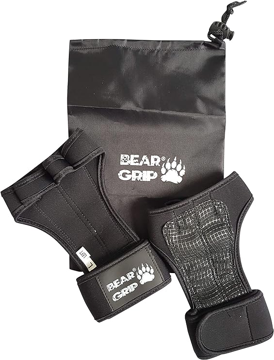 BEAR GRIP - Open Workout Gloves for Crossfit, Bodybuilding, callisthenics, Powerlifting