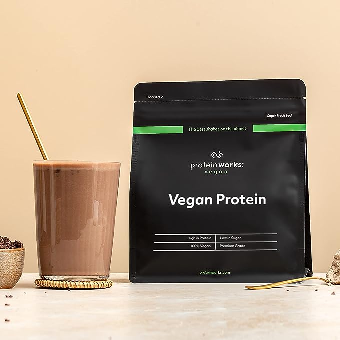 Protein Works - Vegan Protein Powder | Plant Based Protein Shake | Vegan Blend | Gluten Free | 66 Servings 2KG VANILLA